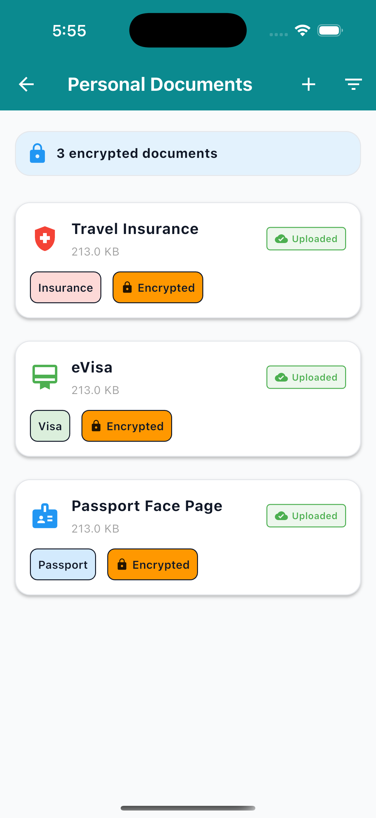 Kounga TripMate App Screen 7